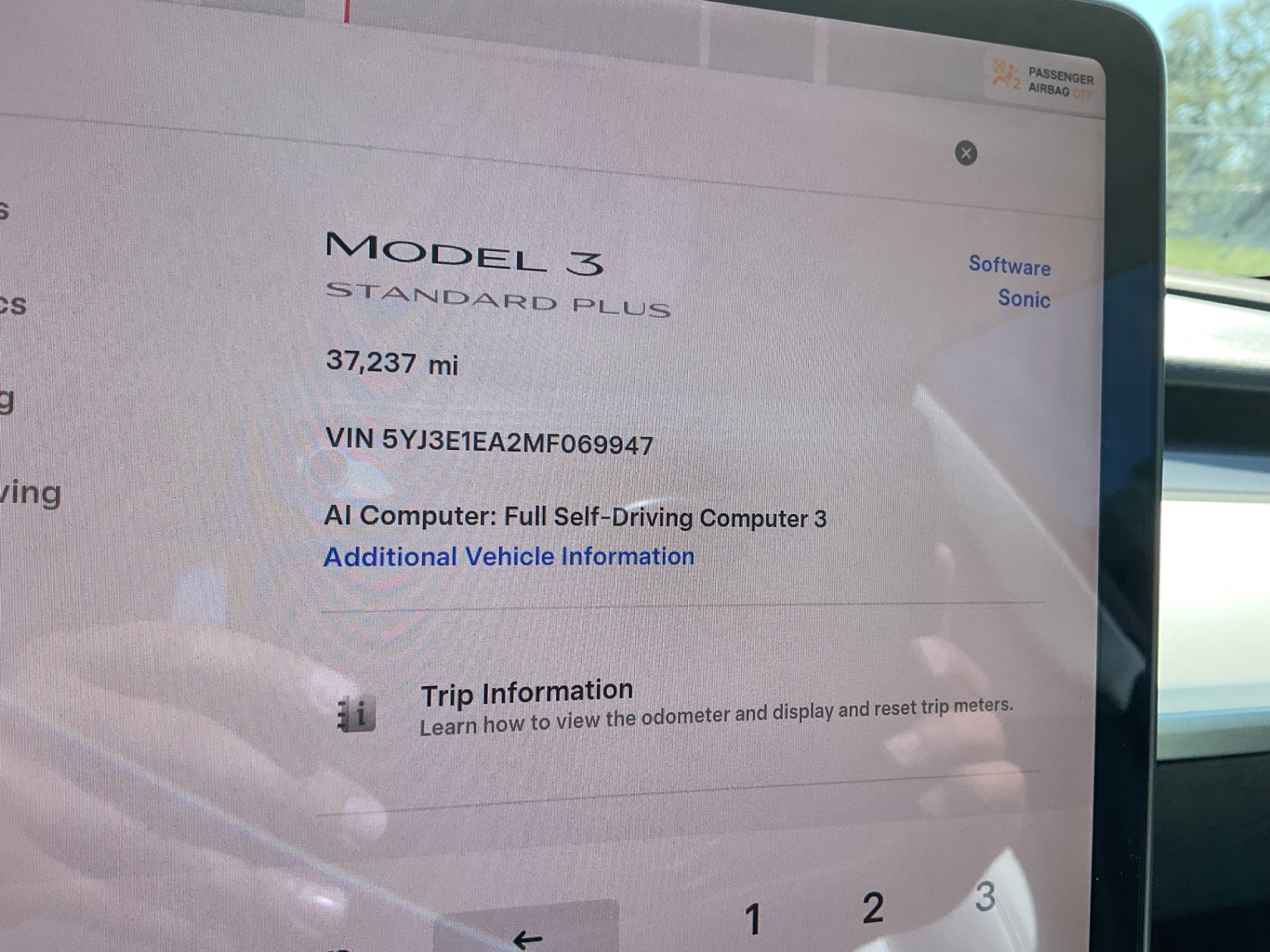 2021 TESLA MODEL 3 STANDARD RANGE PLUS photo 17
