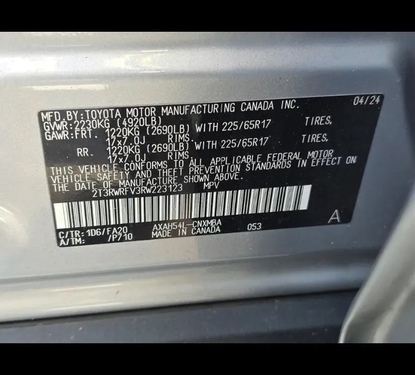 2024 TOYOTA RAV4 HYBRID XLE photo 12
