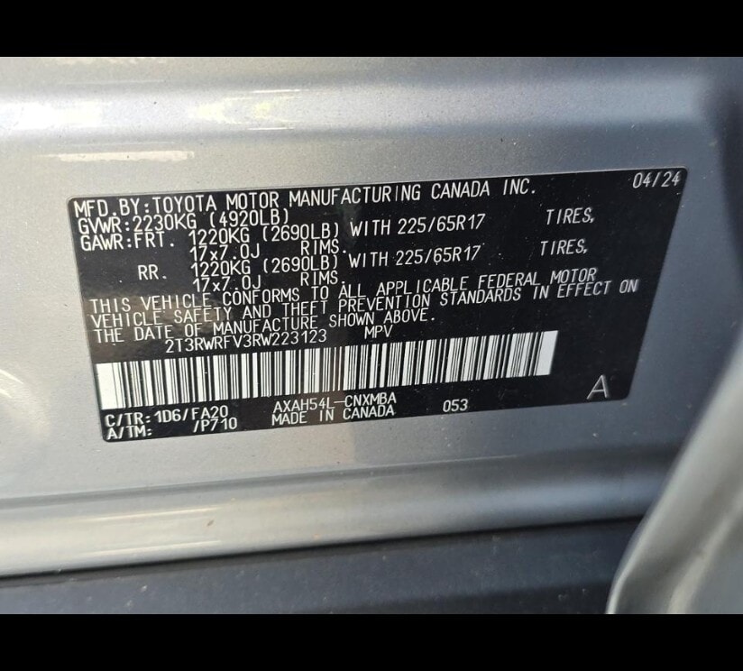 2024 TOYOTA RAV4 HYBRID XLE photo 12