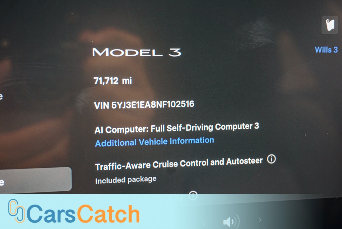 CARSCATCH - Used vehicle - SEDAN TESLA MODEL 3 2022