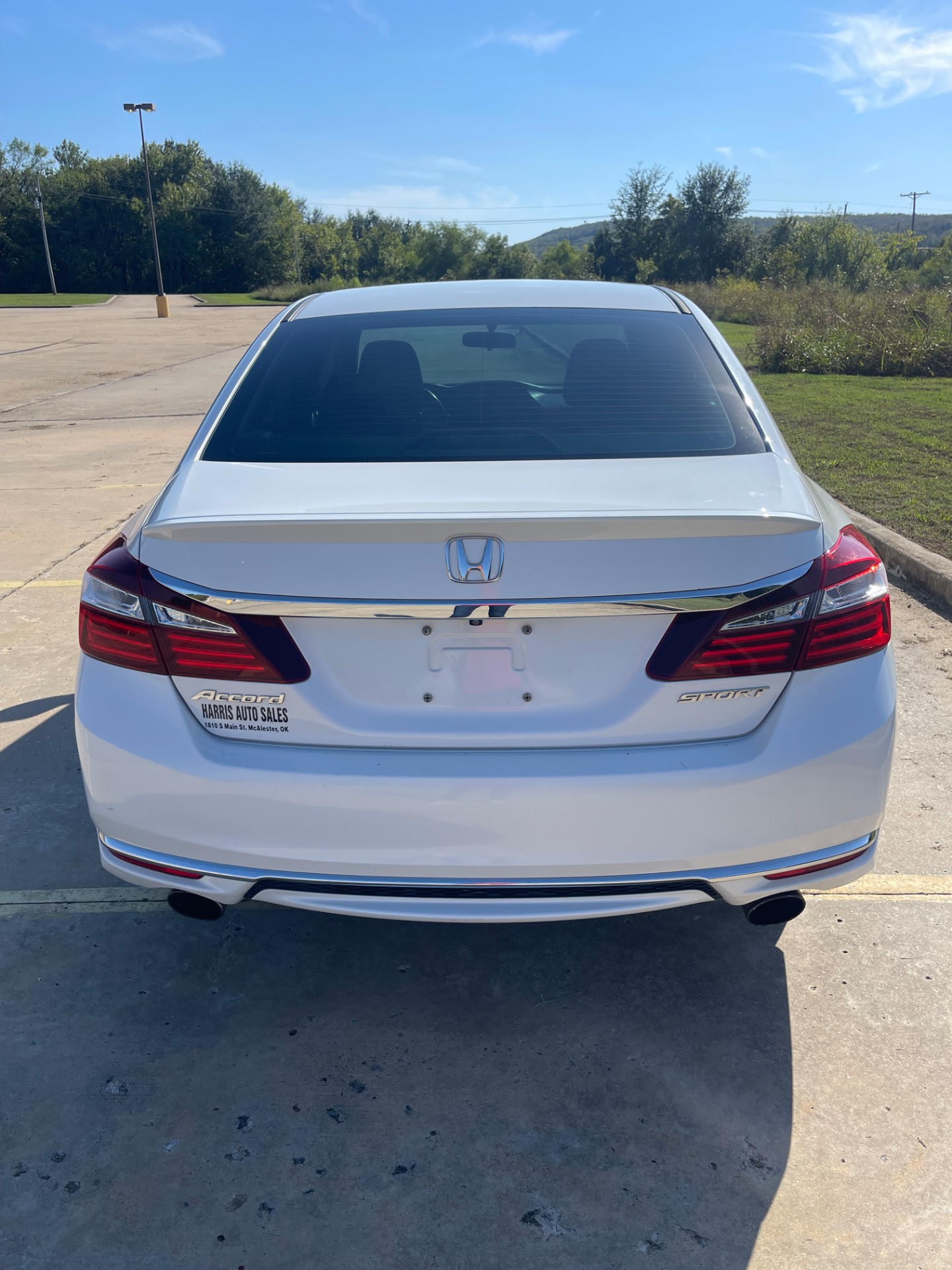 HARRIS AUTO SALES LLC - Used vehicle - SEDAN HONDA ACCORD 2016