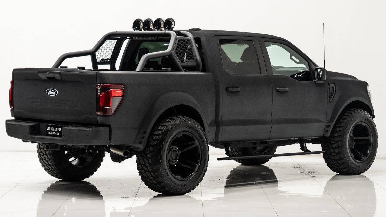 2024 FORD F-150 Armor Coated Black 5.0L V8 - Soflo Customs