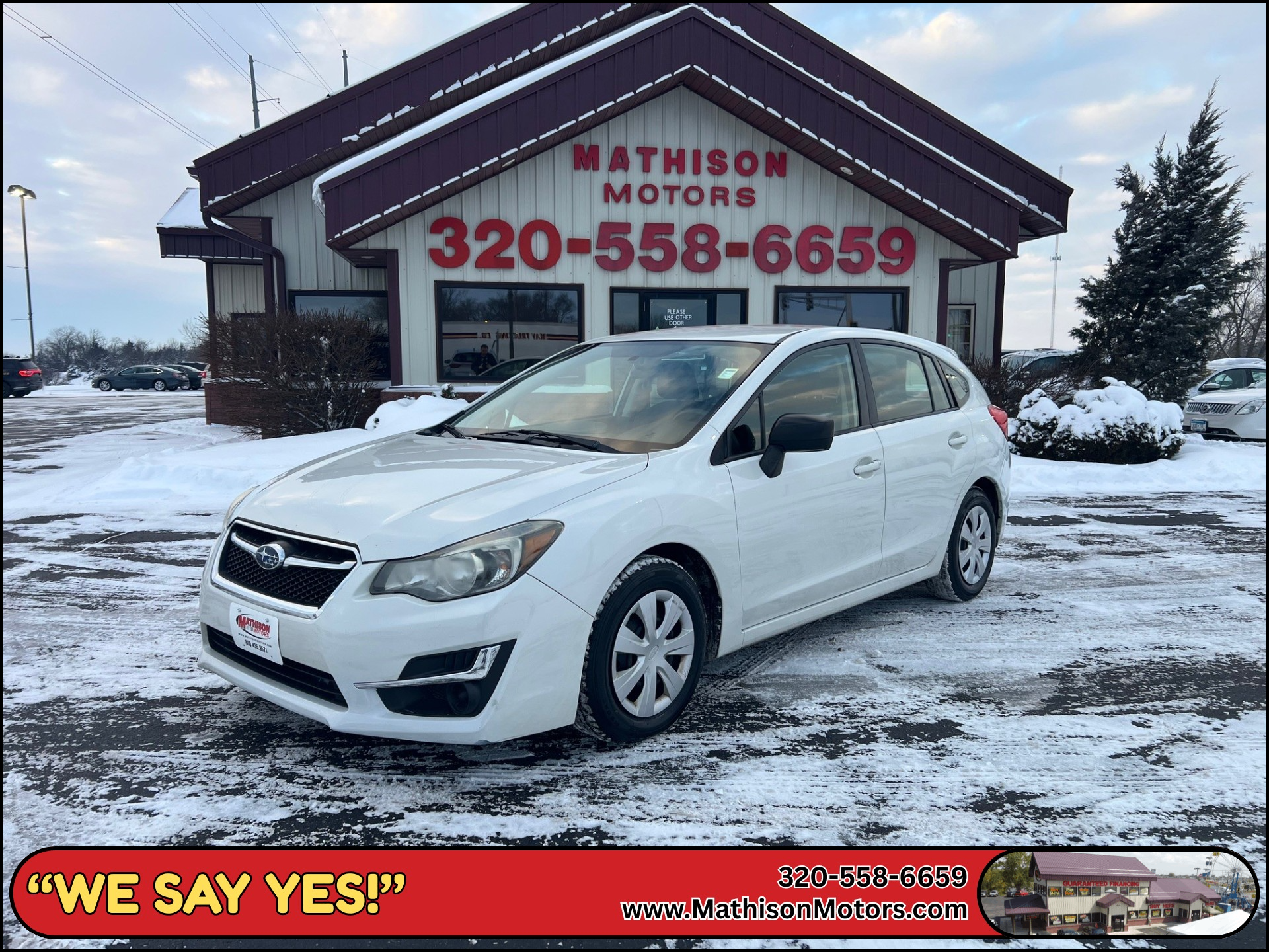 JP Motors Inc DBA Mathison Motors - Used vehicle - Sedan SUBARU IMPREZA WAGON 2015