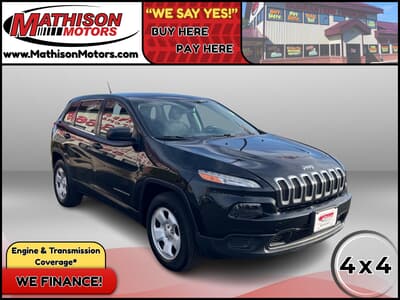 JP Motors Inc DBA Mathison Motors - Used JEEP CHEROKEE 2015 MATHISON SPORT