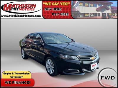  JP Motors Inc DBA Mathison Motors - Used CHEVROLET IMPALA 2019 MATHISON LT