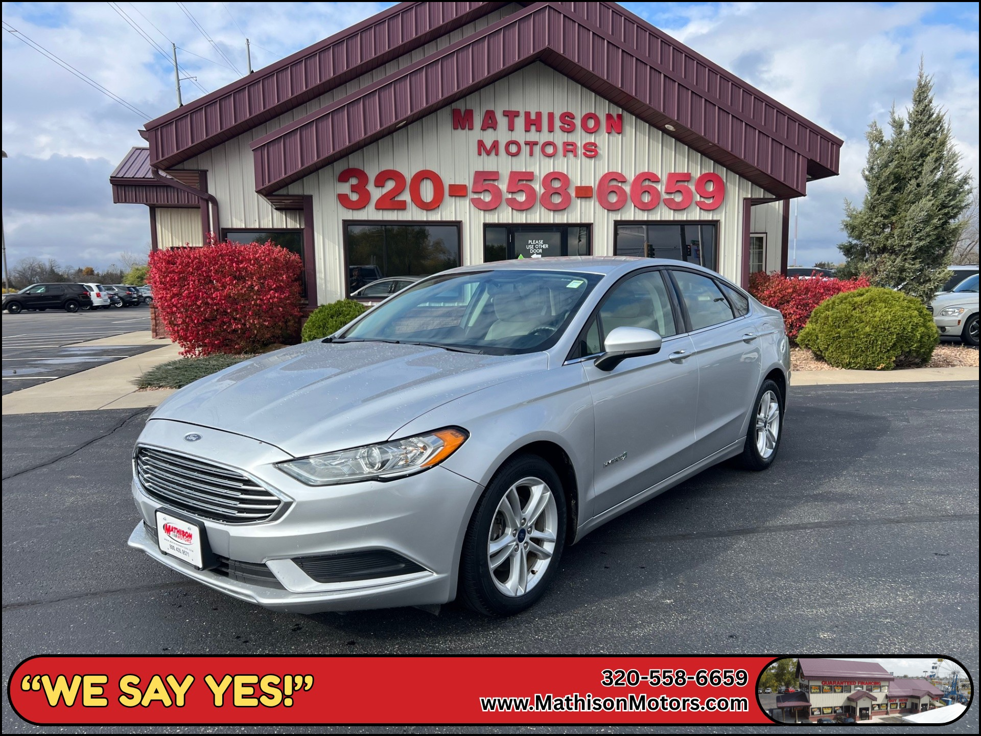 JP Motors Inc DBA Mathison Motors - Used vehicle - SEDAN FORD FUSION HYBRID 2018