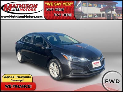 JP Motors Inc DBA Mathison Motors - Used CHEVROLET CRUZE 2018 MATHISON LT
