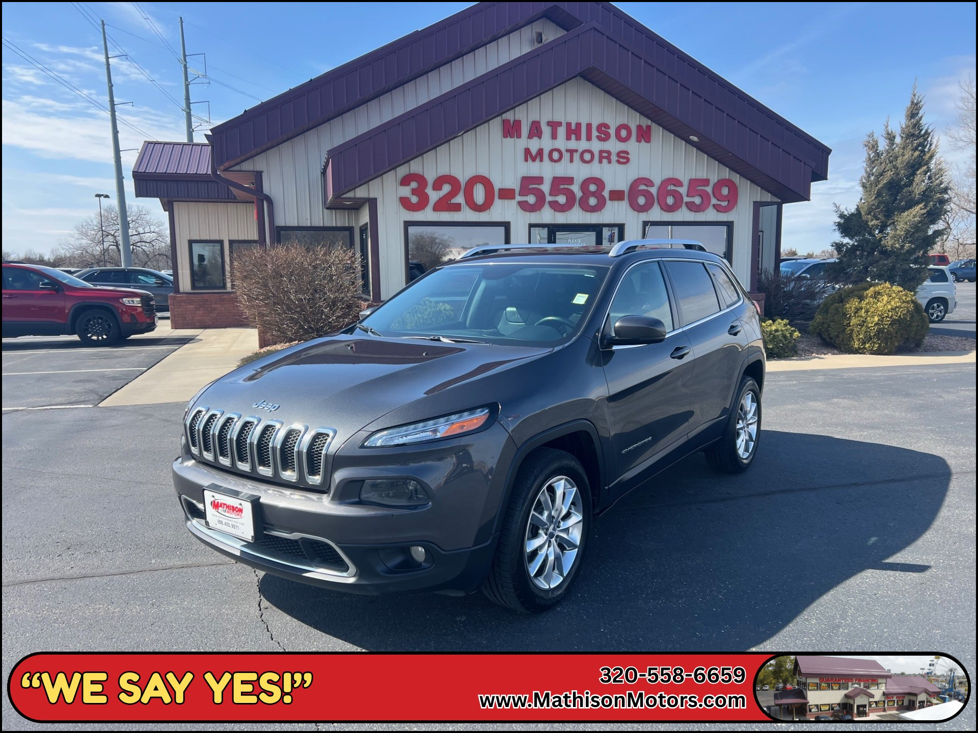 JP Motors Inc DBA Mathison Motors - Used vehicle - SUV JEEP CHEROKEE 2015