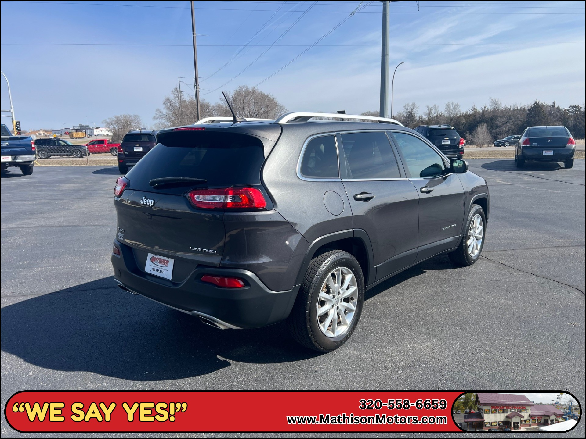 JP Motors Inc DBA Mathison Motors - Used vehicle - SUV JEEP CHEROKEE 2015