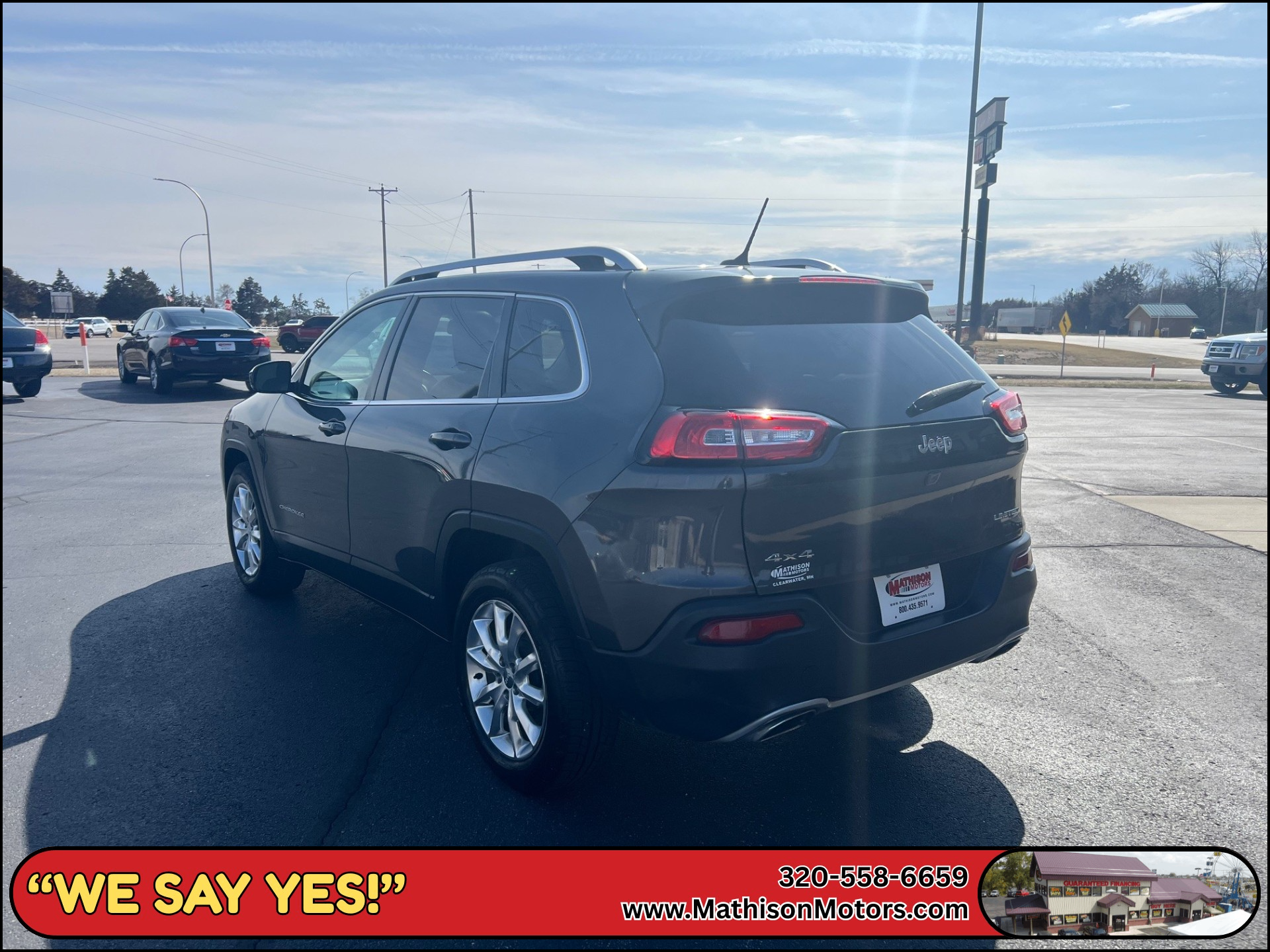 JP Motors Inc DBA Mathison Motors - Used vehicle - SUV JEEP CHEROKEE 2015