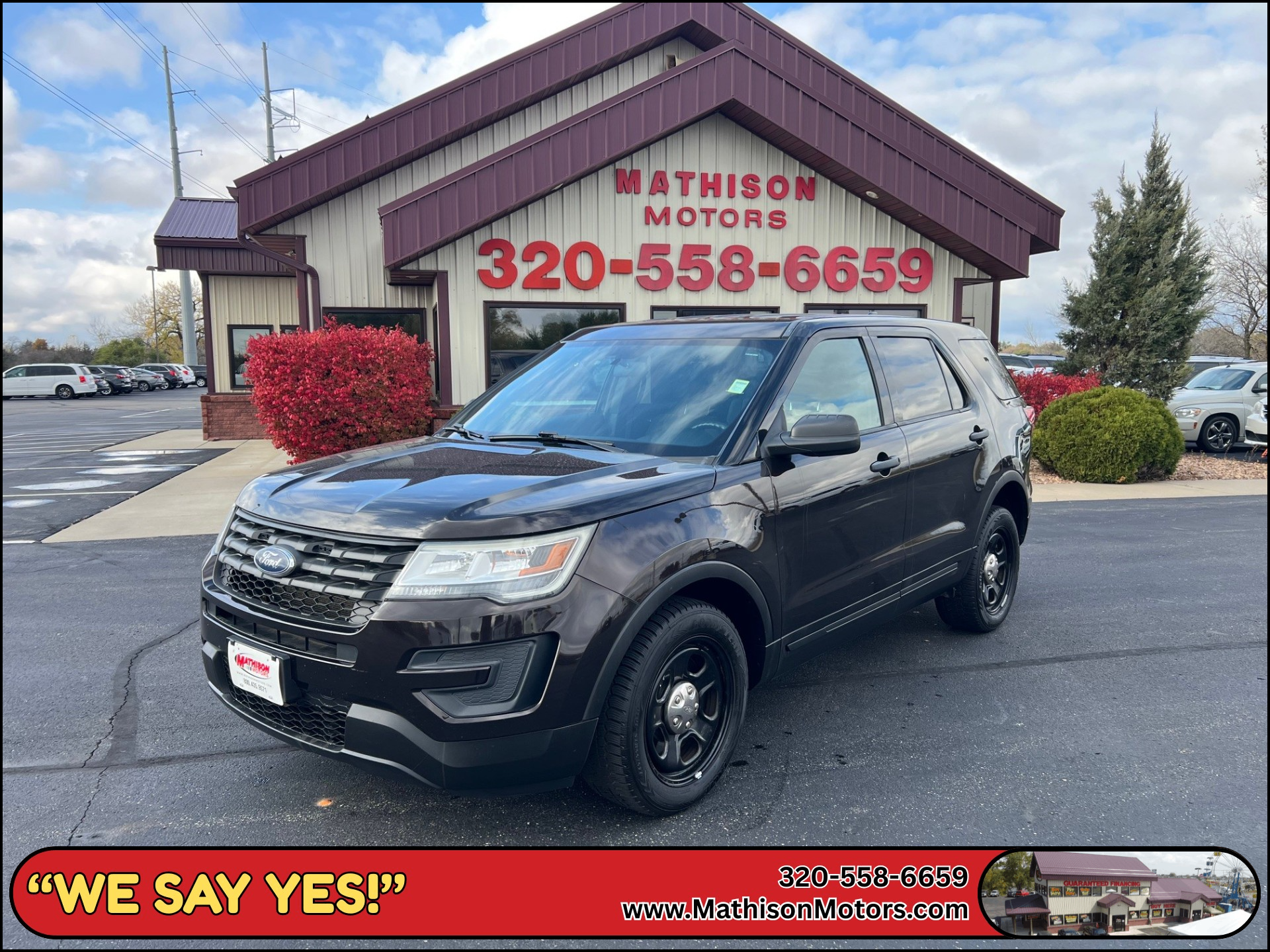 JP Motors Inc DBA Mathison Motors - Used vehicle - SUV FORD POLICE INTERCEPTOR UTILITY 2017