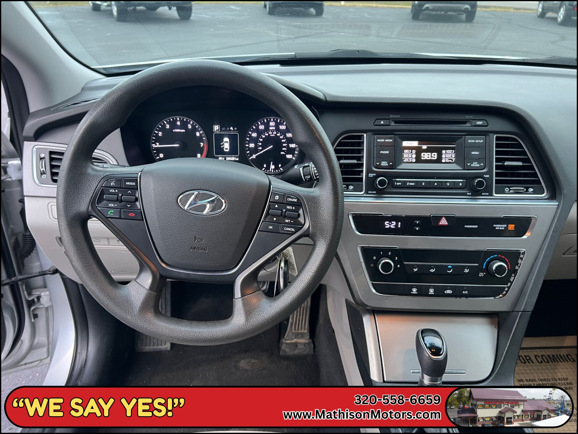 JP Motors Inc DBA Mathison Motors - Used vehicle - SEDAN HYUNDAI SONATA 2017