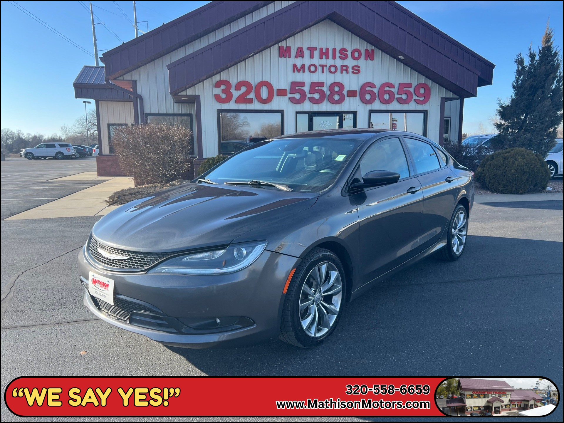 JP Motors Inc DBA Mathison Motors - Used vehicle - SEDAN CHRYSLER 200 2015