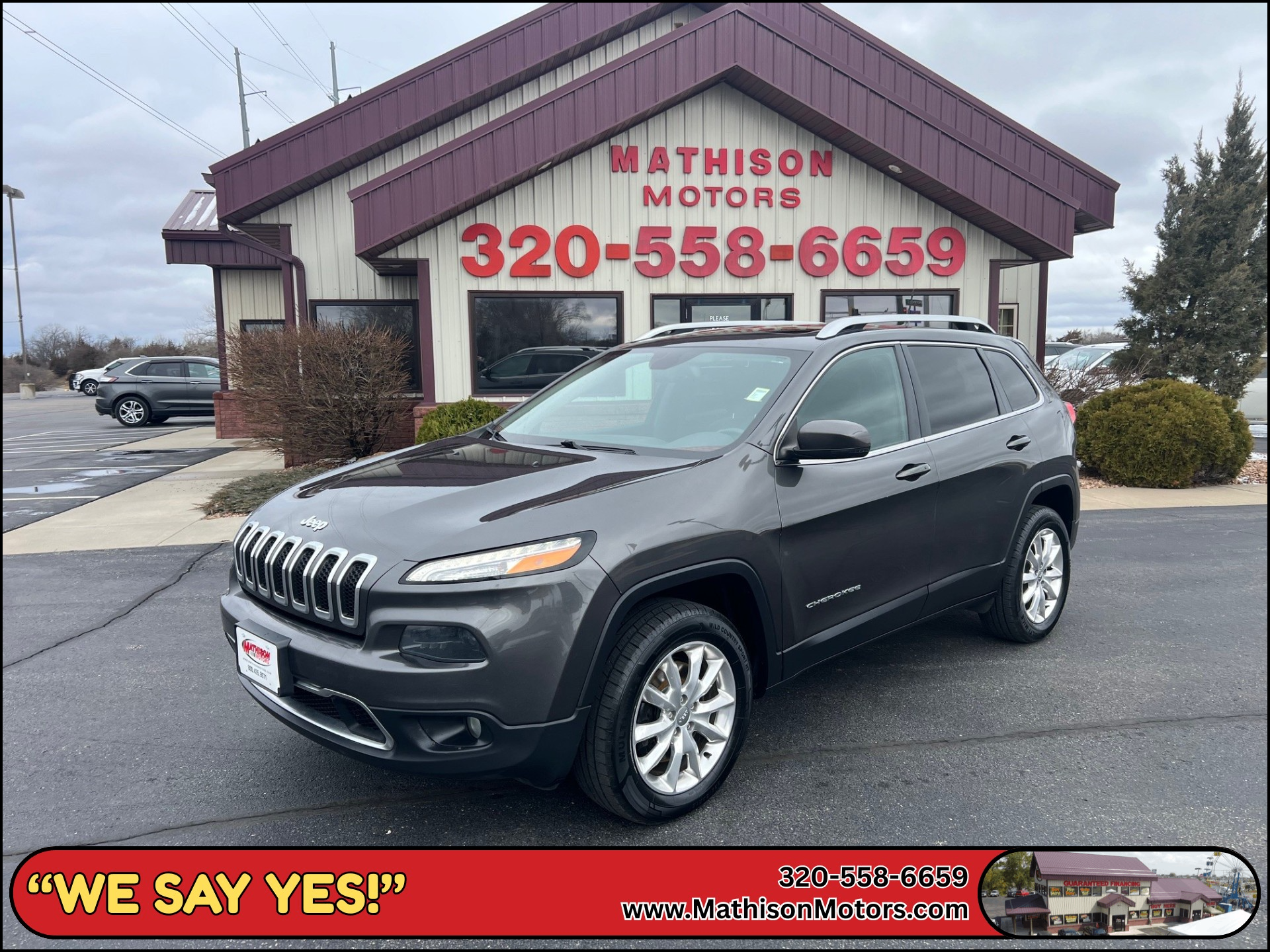 JP Motors Inc DBA Mathison Motors - Used vehicle - SUV JEEP CHEROKEE 2017
