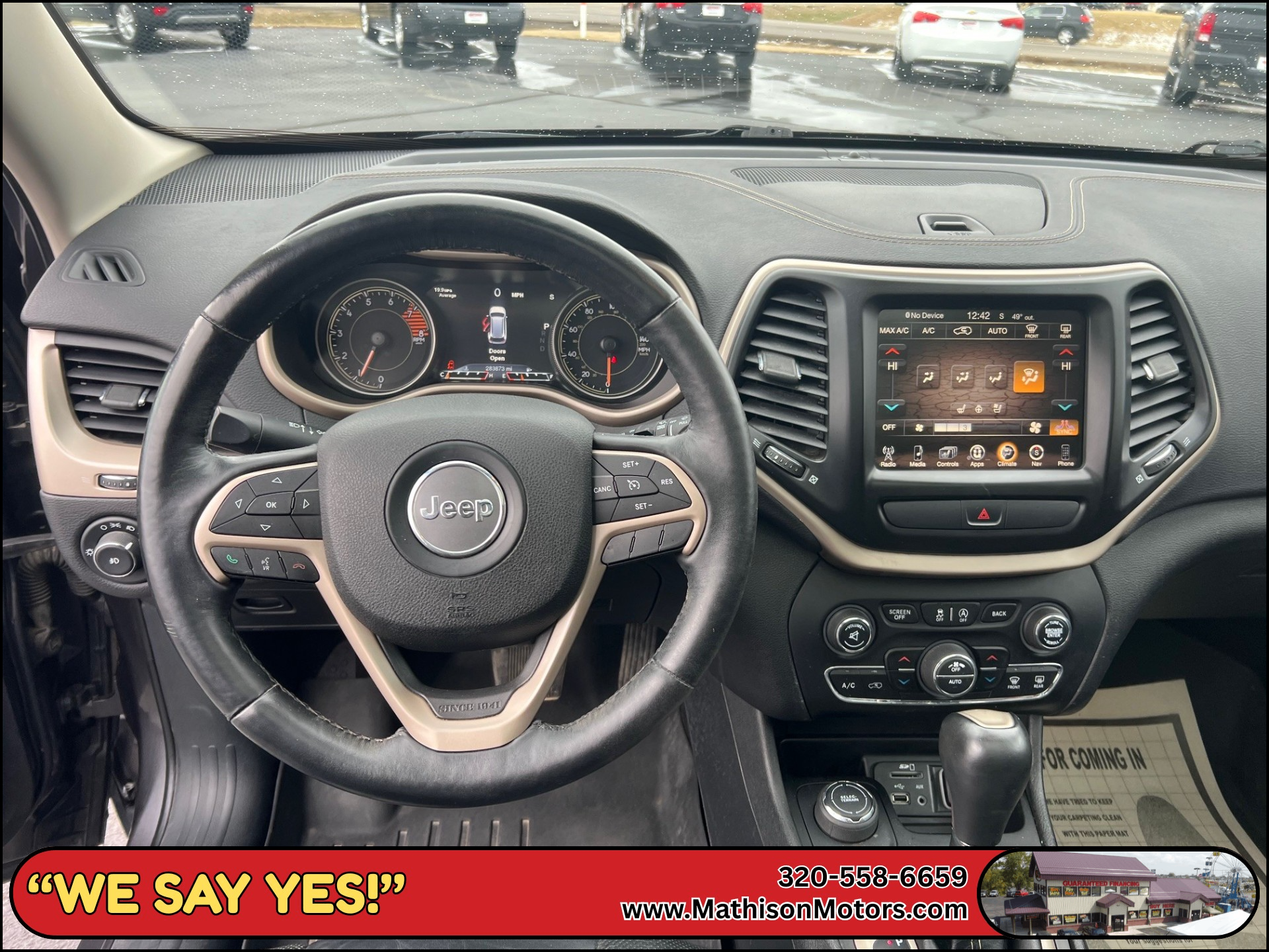 JP Motors Inc DBA Mathison Motors - Used vehicle - SUV JEEP CHEROKEE 2017