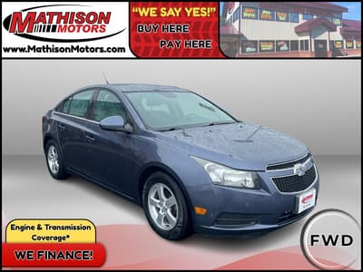  JP Motors Inc DBA Mathison Motors - Used CHEVROLET CRUZE 2014 MATHISON 1LT for sale