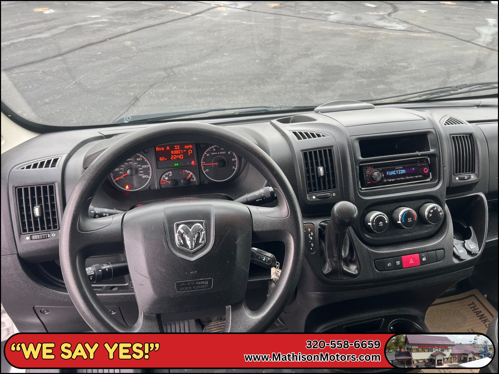 JP Motors Inc DBA Mathison Motors - Used vehicle - CARGO VAN RAM PROMASTER 2017