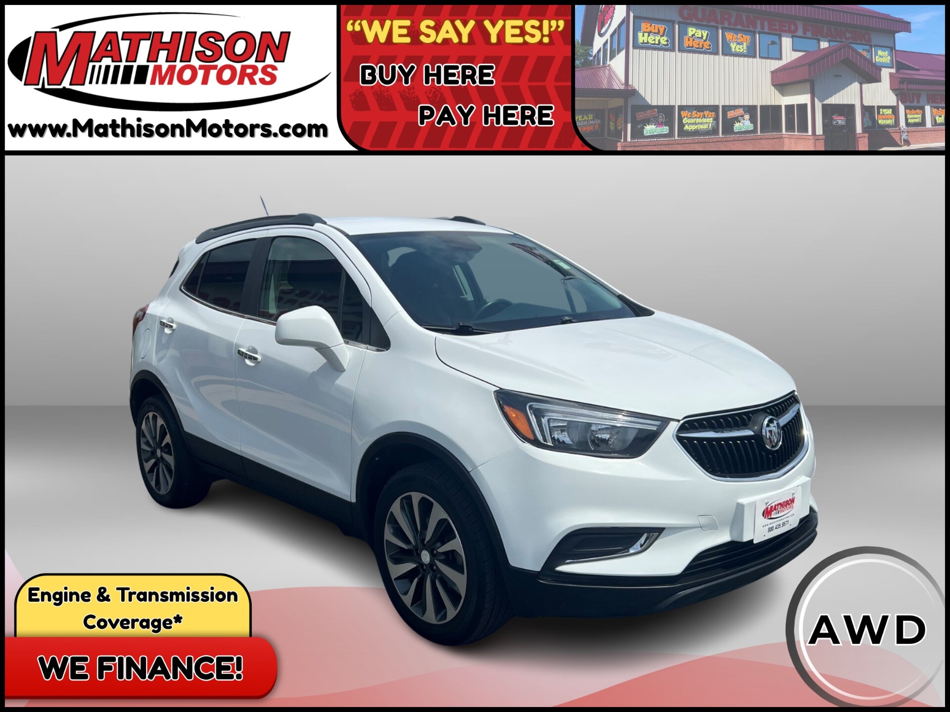 JP Motors Inc DBA Mathison Motors - Used vehicle - SUV BUICK ENCORE 2021