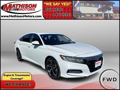  JP Motors Inc DBA Mathison Motors - Used HONDA ACCORD 2018 MATHISON LX 1.5T