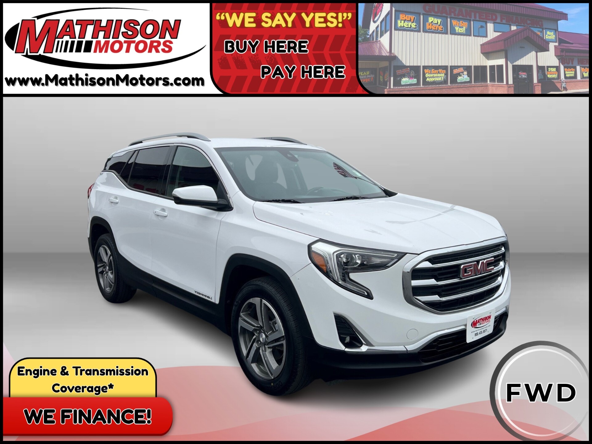 JP Motors Inc DBA Mathison Motors - 2020-GMC-TERRAIN-MATHISON-MN-Stock=25551