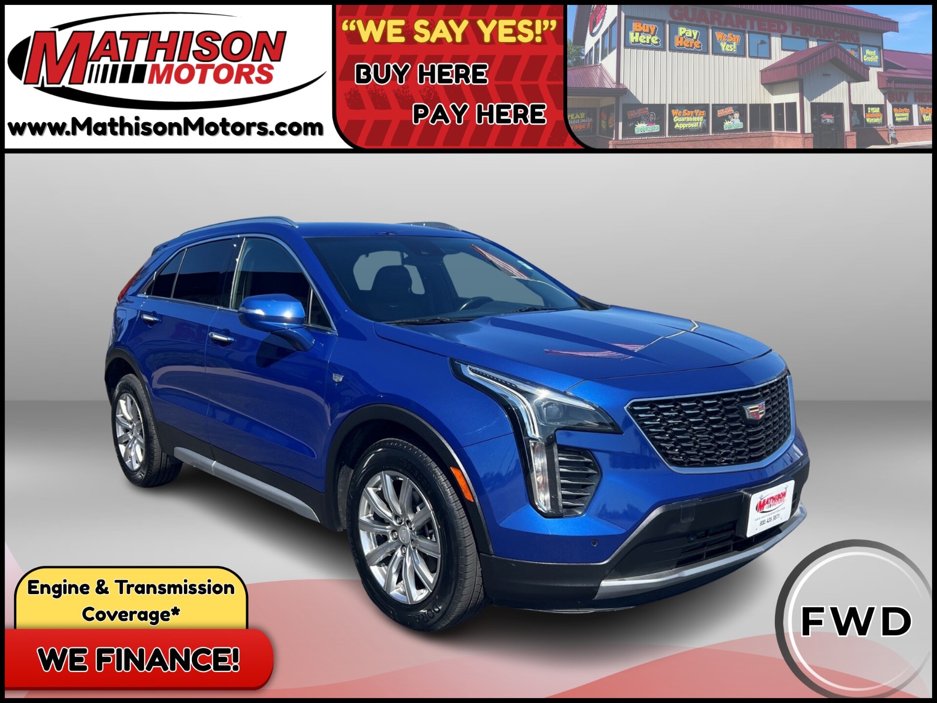 JP Motors Inc DBA Mathison Motors - 2022-CADILLAC-XT4-MATHISON-MN-Stock=25570