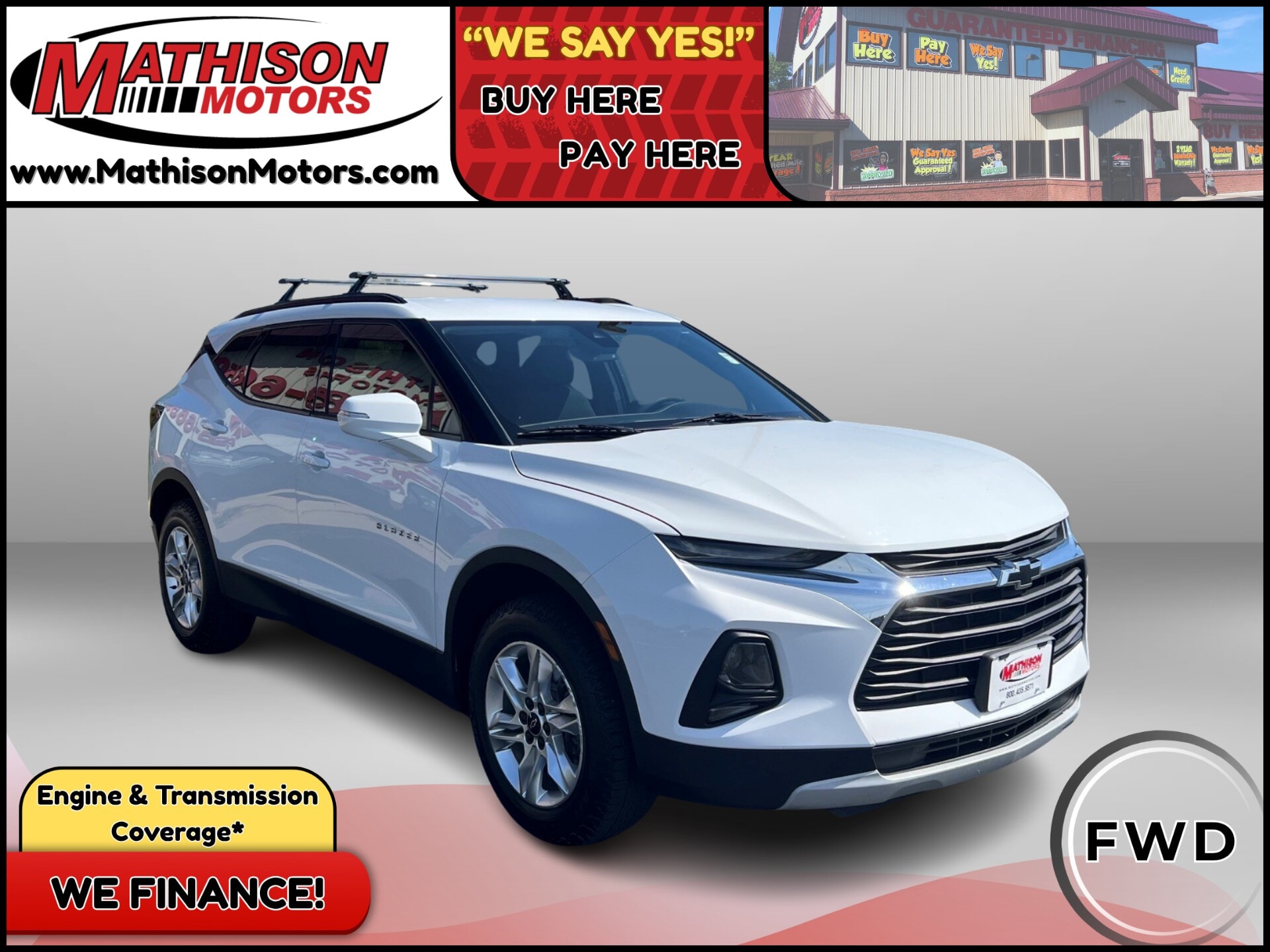 JP Motors Inc DBA Mathison Motors - Used vehicle - SUV CHEVROLET BLAZER 2022