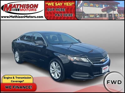  JP Motors Inc DBA Mathison Motors - Used CHEVROLET IMPALA 2017 MATHISON LT for sale