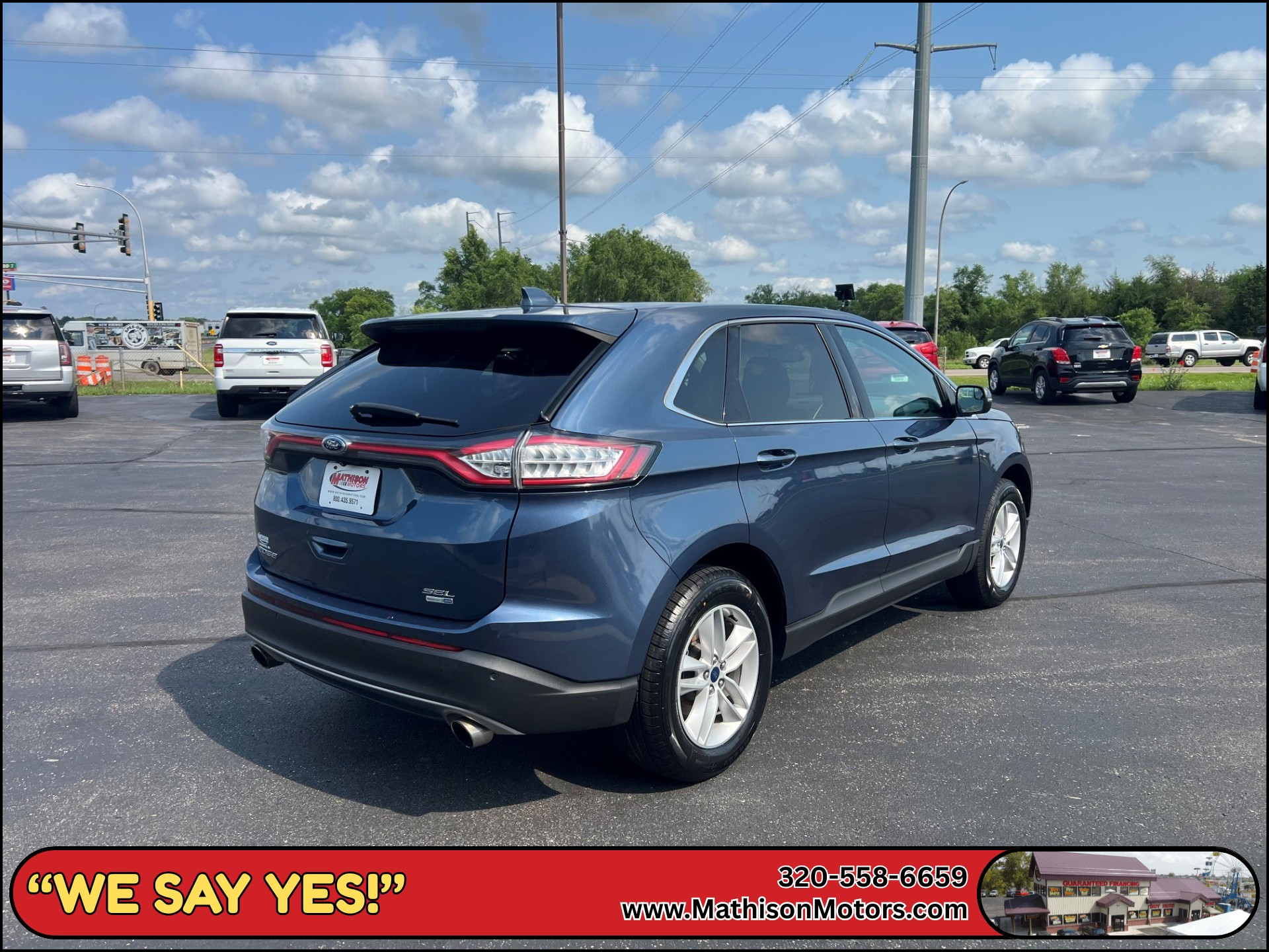 JP Motors Inc DBA Mathison Motors - Used vehicle - SUV FORD EDGE 2018