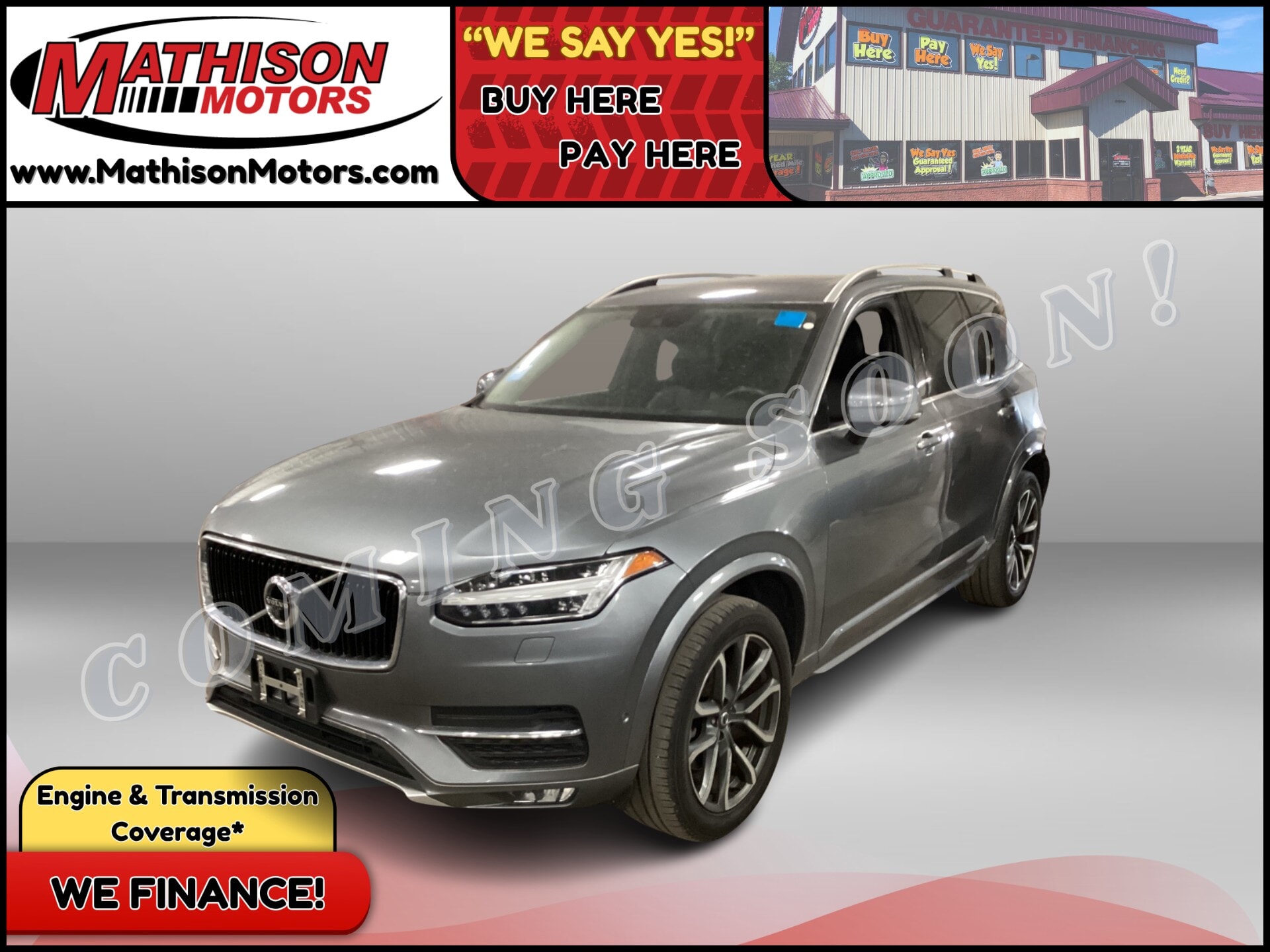 JP Motors Inc DBA Mathison Motors - 2016-VOLVO-XC90-MATHISON-MN-Stock=25605