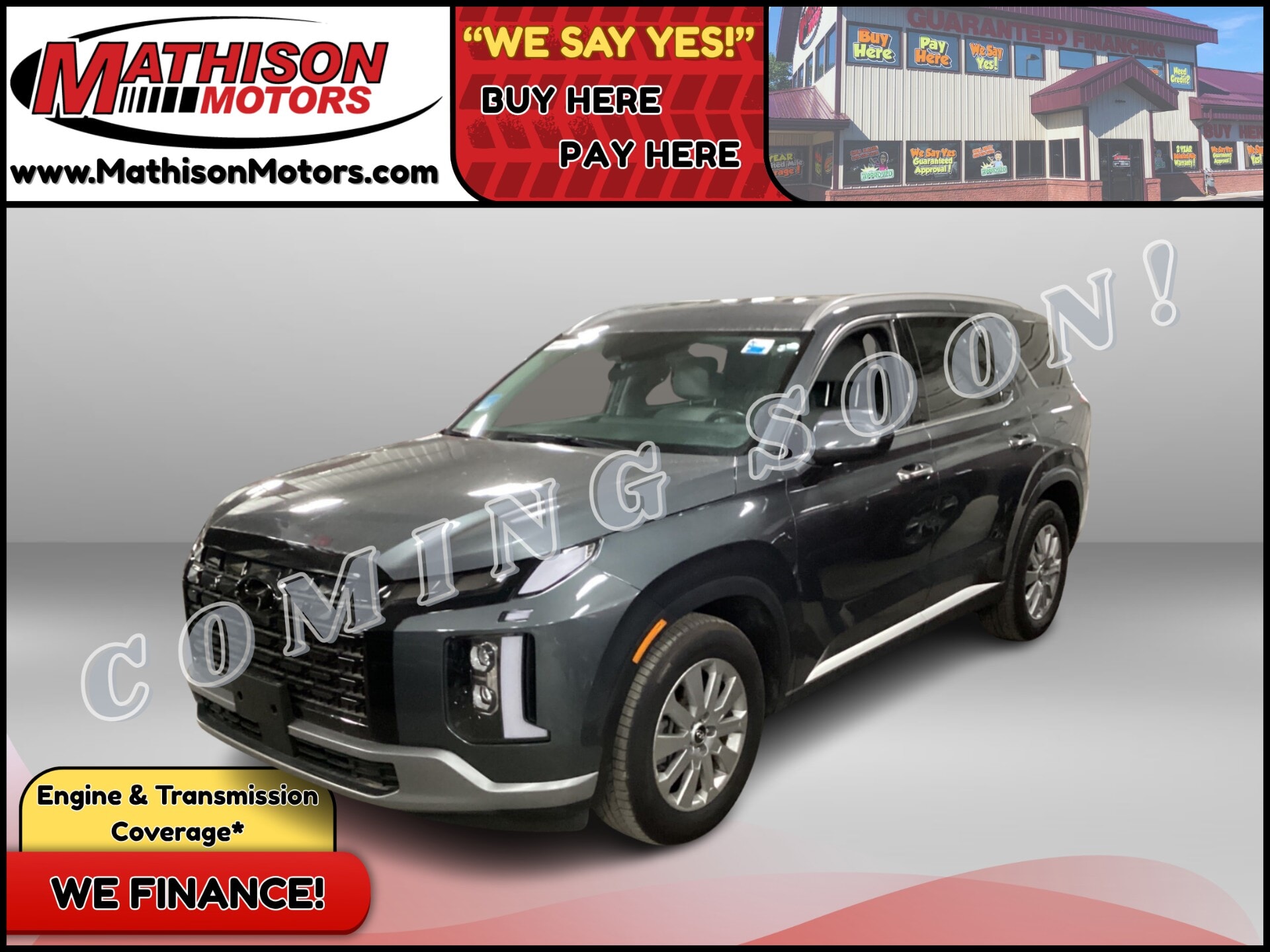  JP Motors Inc DBA Mathison Motors - 2023-HYUNDAI-PALISADE-MATHISON-MN-Stock=25609