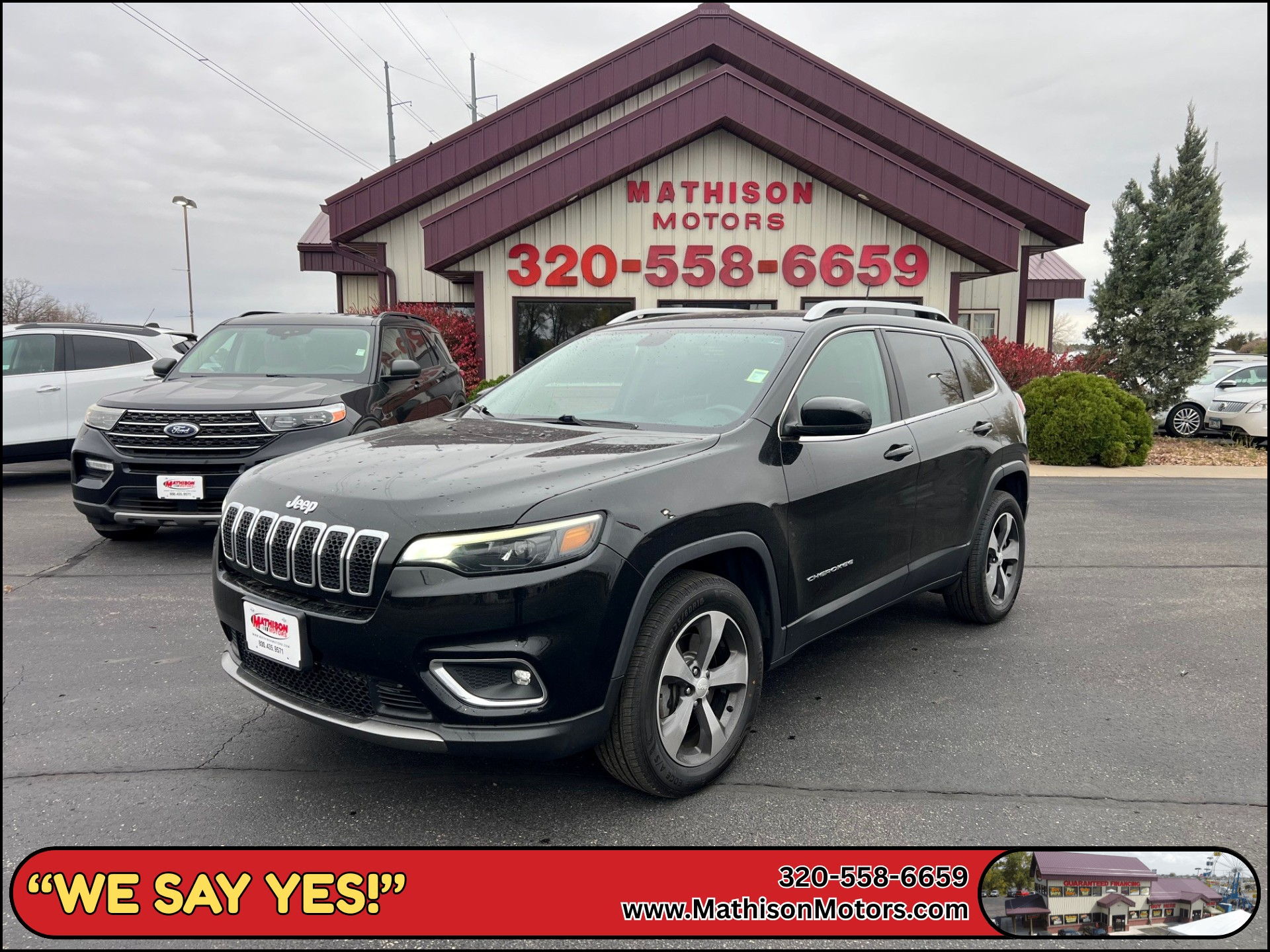 JP Motors Inc DBA Mathison Motors - Used vehicle - SUV JEEP CHEROKEE 2019