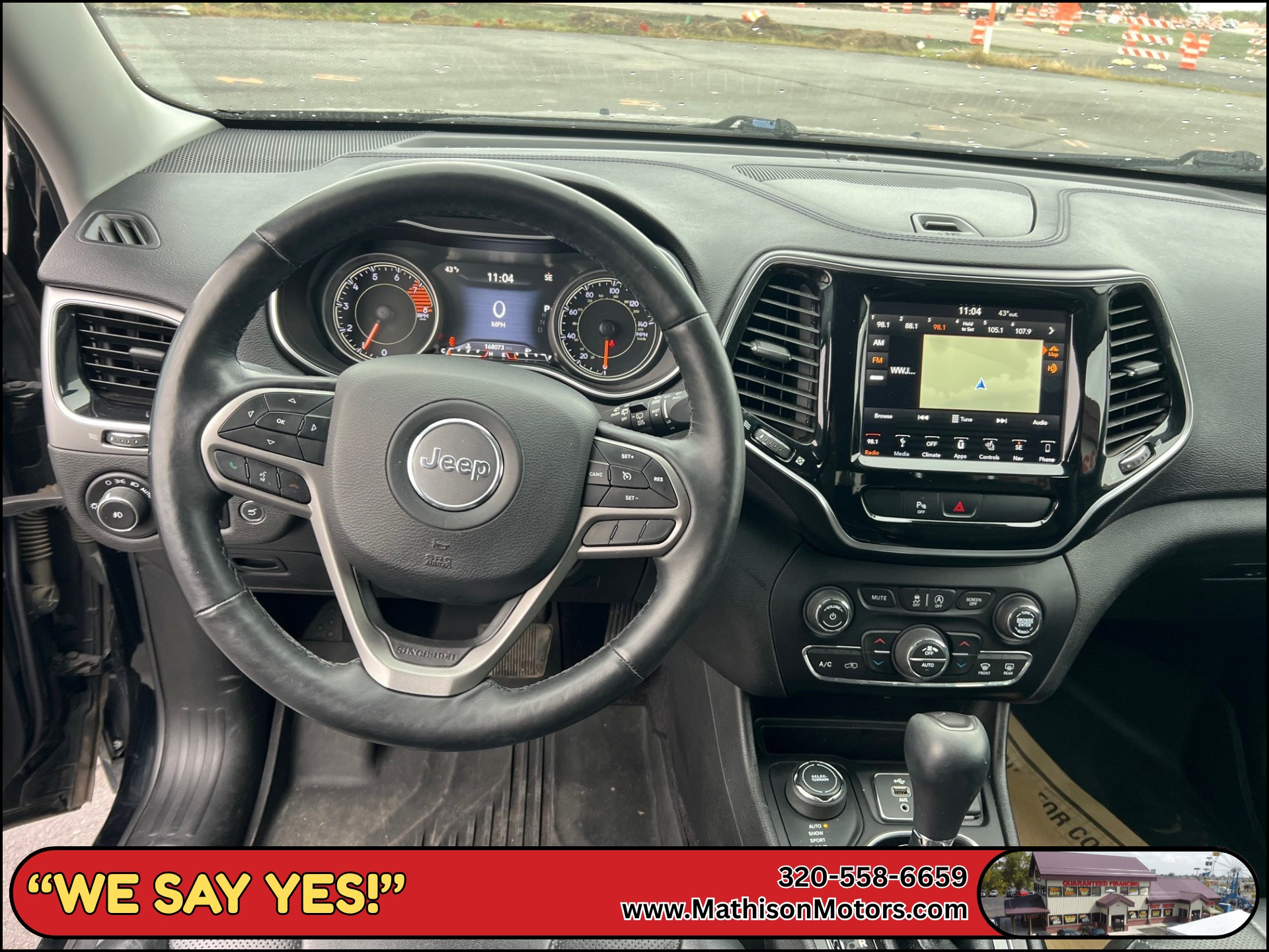 JP Motors Inc DBA Mathison Motors - Used vehicle - SUV JEEP CHEROKEE 2019