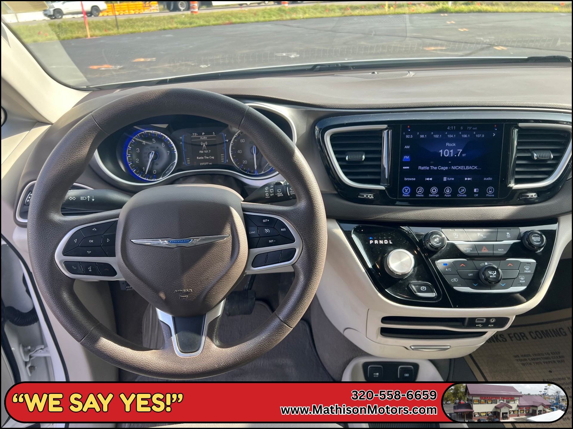 JP Motors Inc DBA Mathison Motors - Used vehicle - MINIVAN CHRYSLER PACIFICA 2017