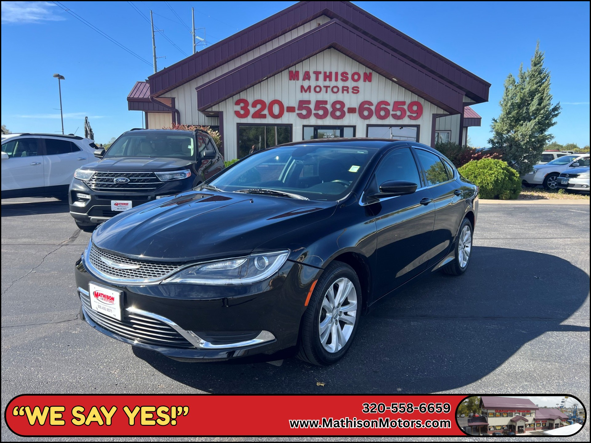 JP Motors Inc DBA Mathison Motors - Used vehicle - SEDAN CHRYSLER 200 2015