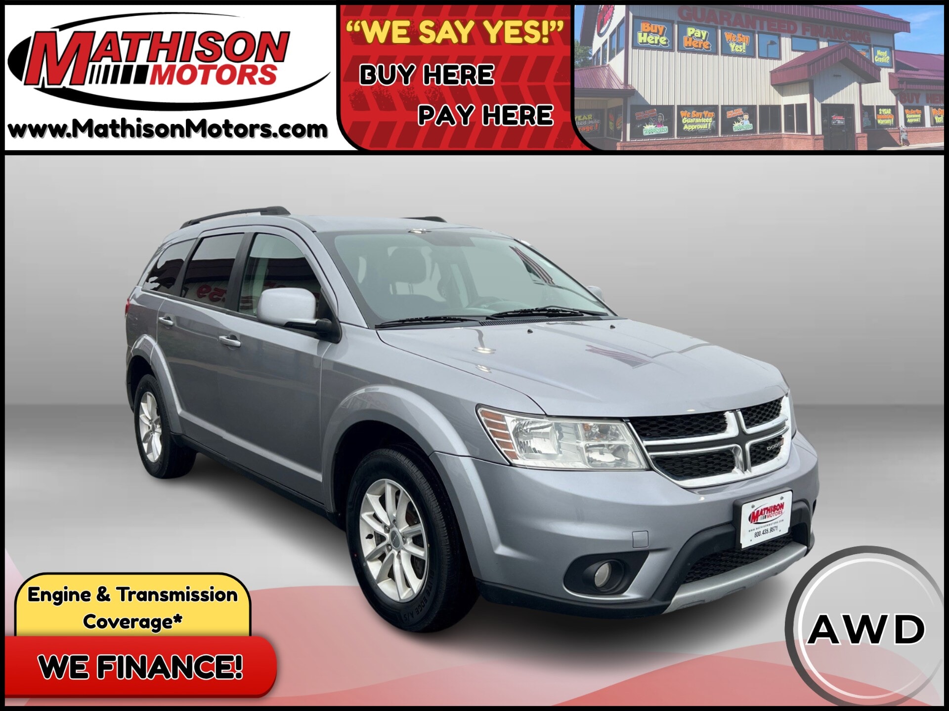 JP Motors Inc DBA Mathison Motors - Used vehicle - SUV DODGE JOURNEY 2017