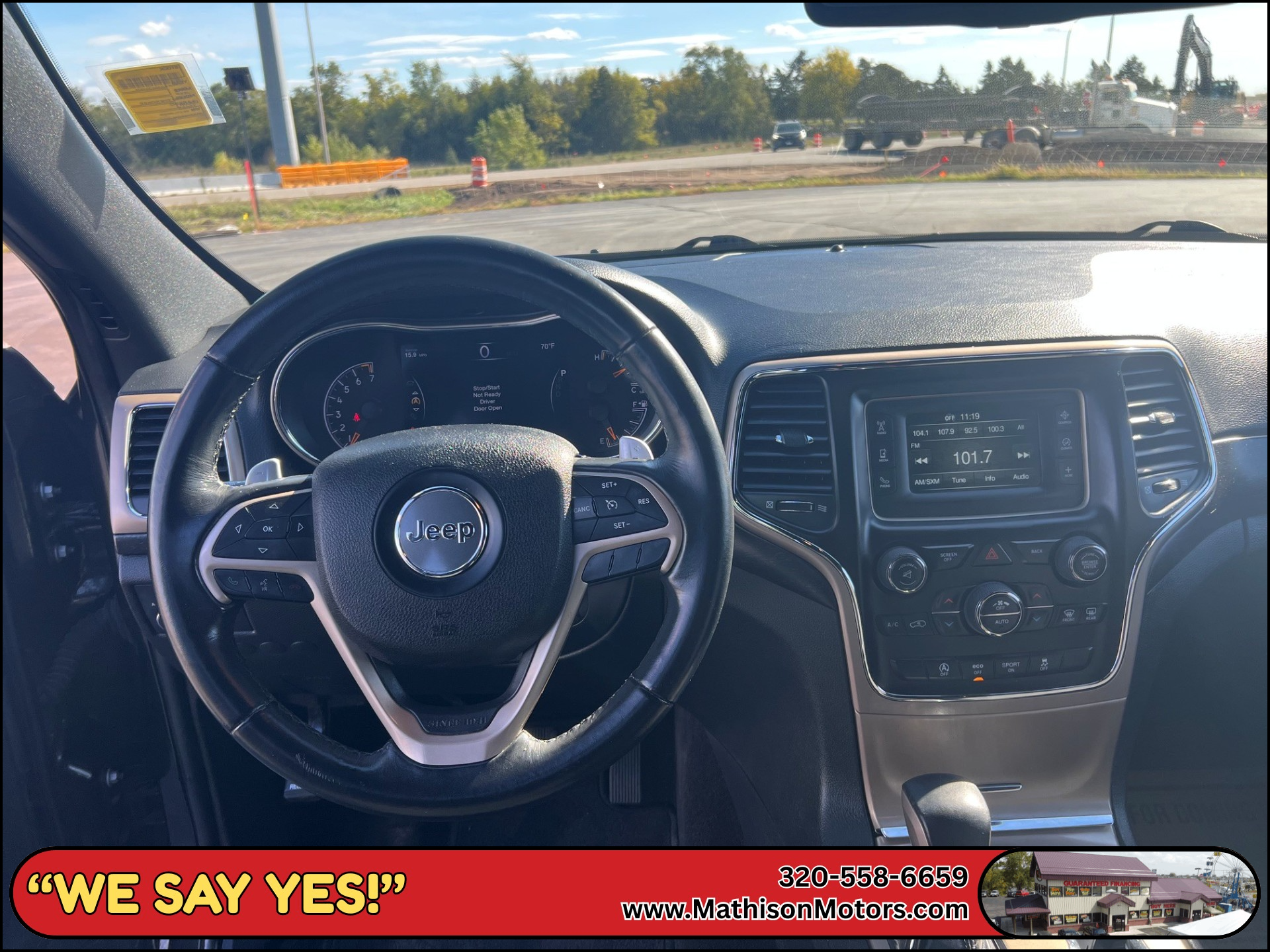 JP Motors Inc DBA Mathison Motors - Used vehicle - SUV JEEP GRAND CHEROKEE 2016
