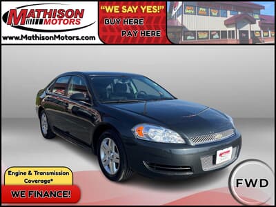 JP Motors Inc DBA Mathison Motors - Used CHEVROLET IMPALA 2013 MATHISON LT for sale