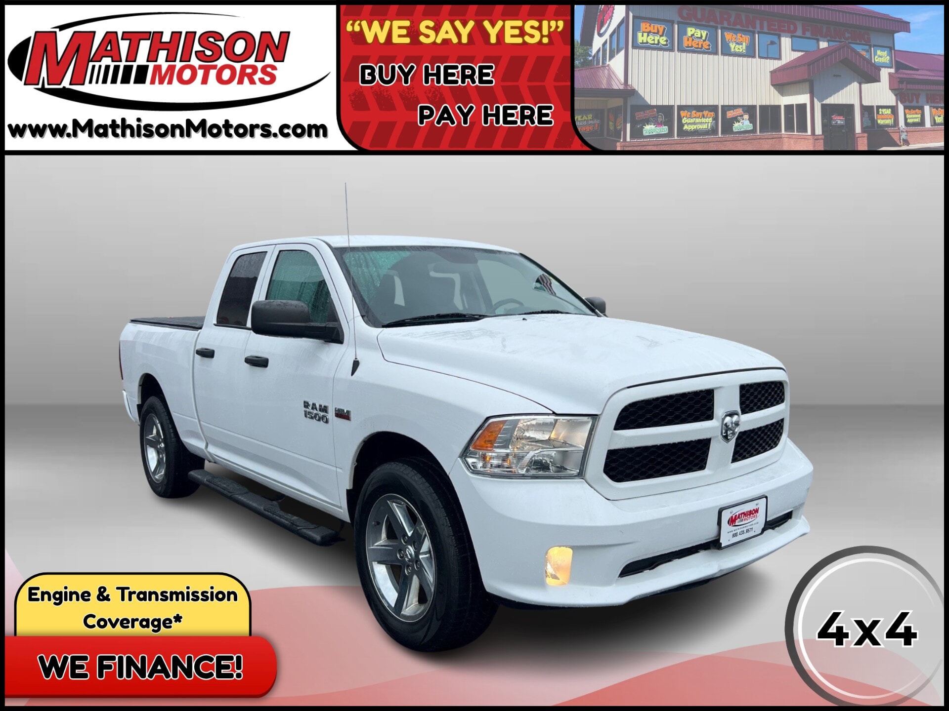 JP Motors Inc DBA Mathison Motors - Used vehicle - TRUCK RAM 1500 2016