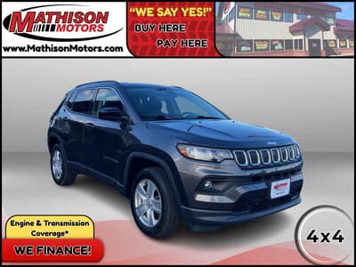  JP Motors Inc DBA Mathison Motors - Used JEEP COMPASS 2022 MATHISON LATITUDE for sale