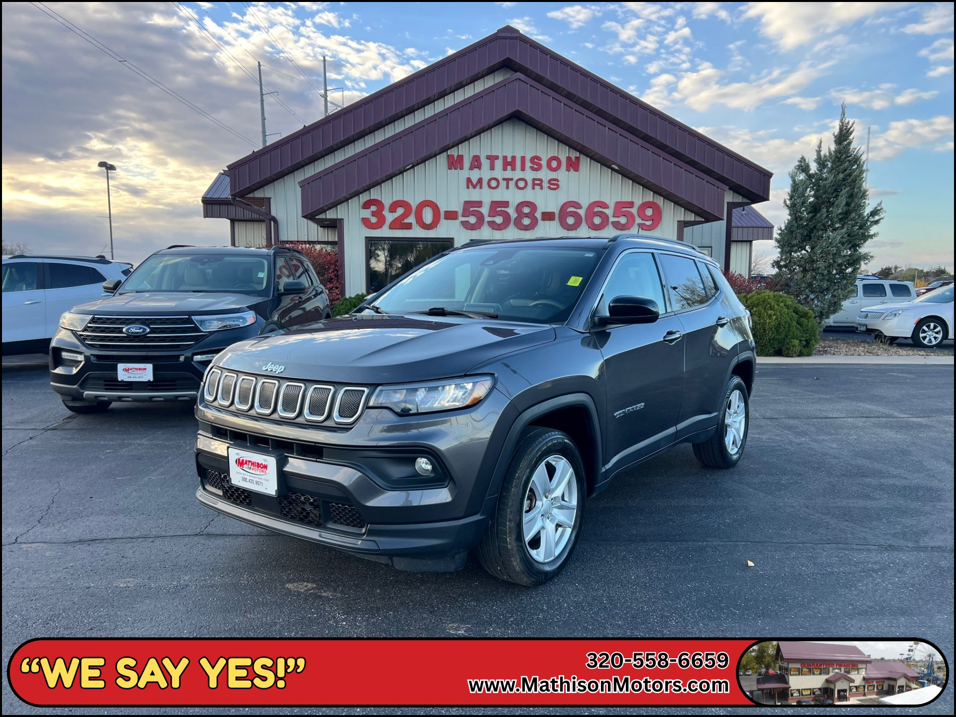 JP Motors Inc DBA Mathison Motors - Used vehicle - SUV JEEP COMPASS 2022