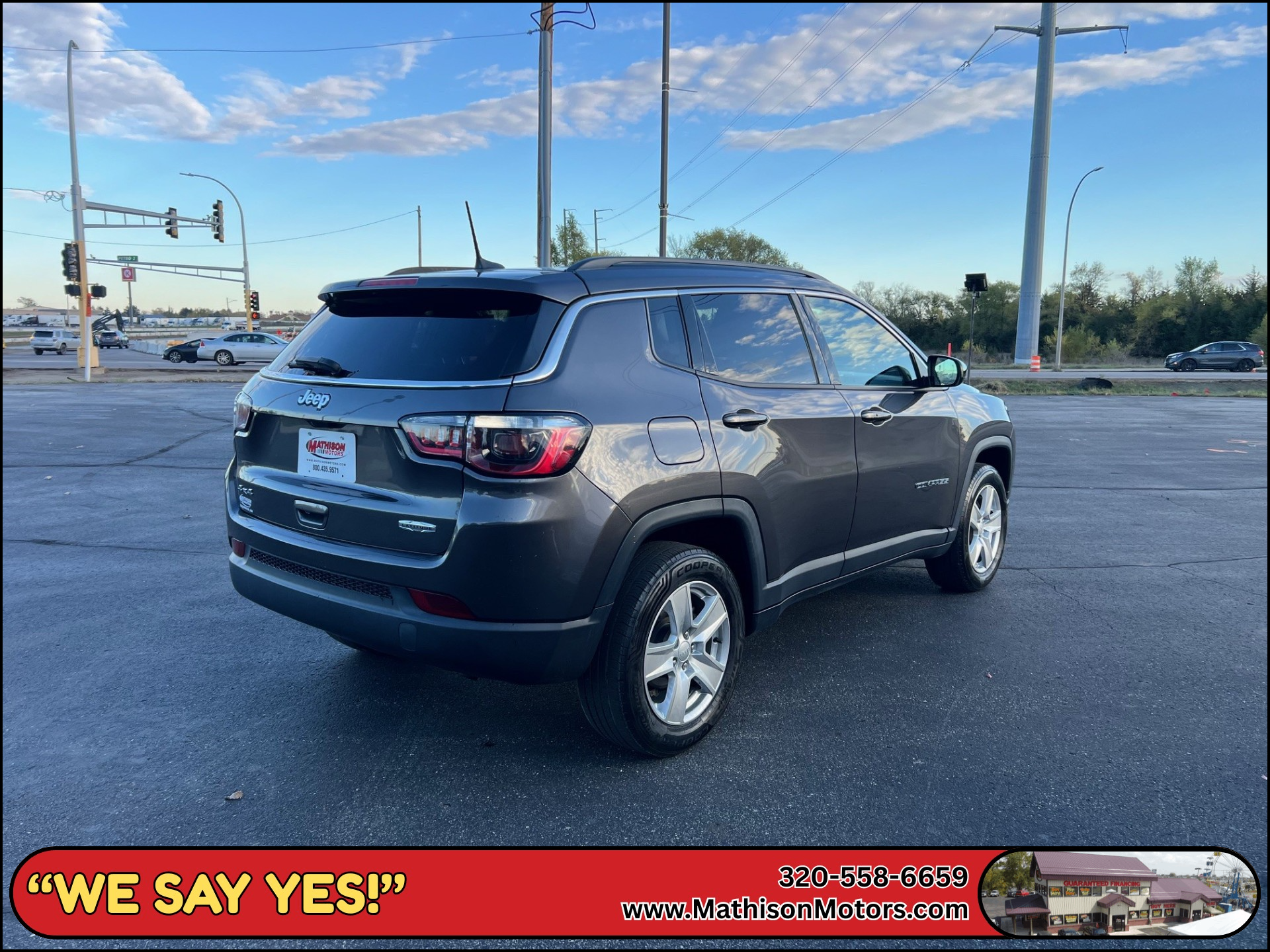 JP Motors Inc DBA Mathison Motors - Used vehicle - SUV JEEP COMPASS 2022