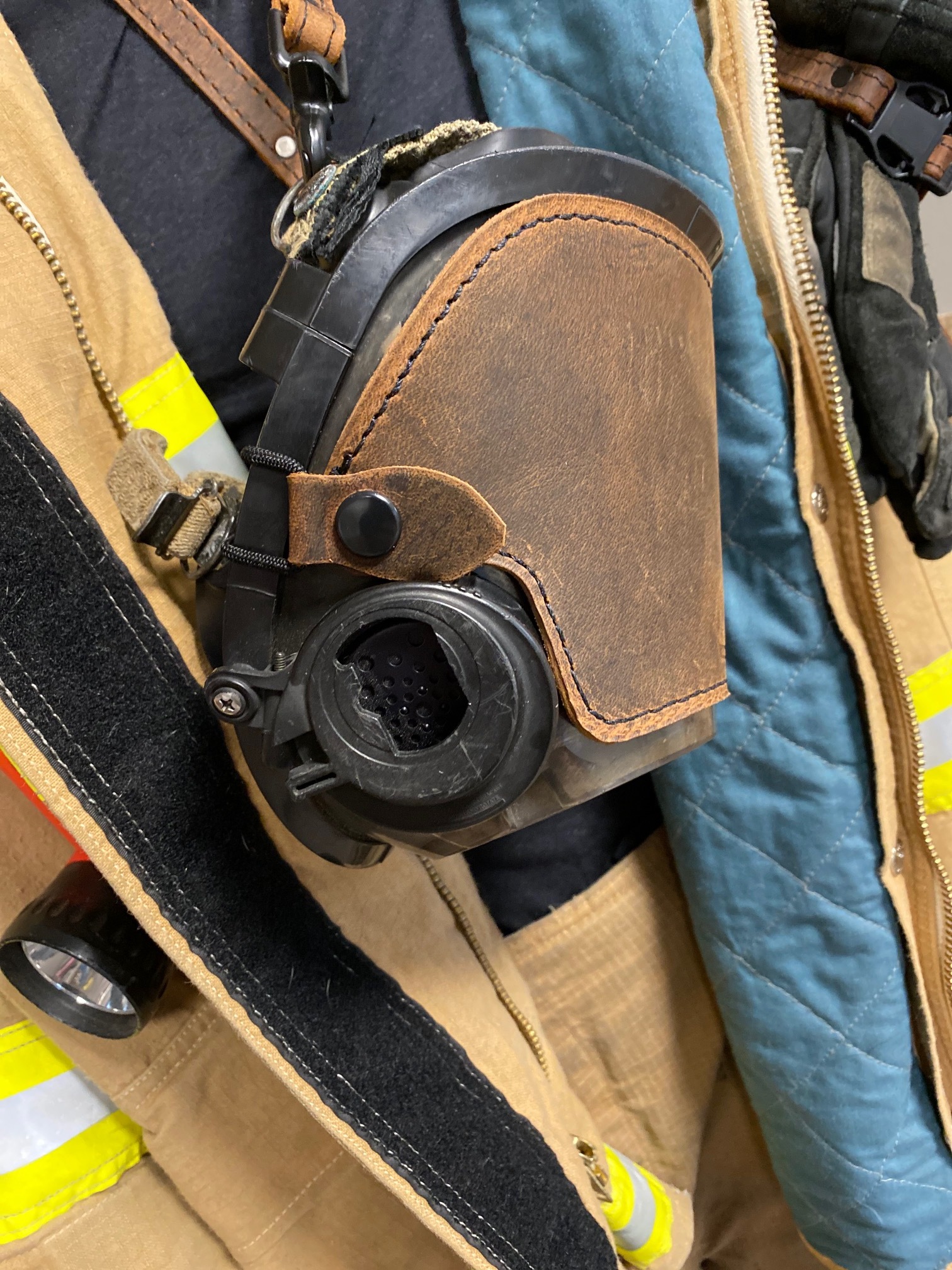 SCBA Scott Mask Shield by Fully Involved Leatherworks