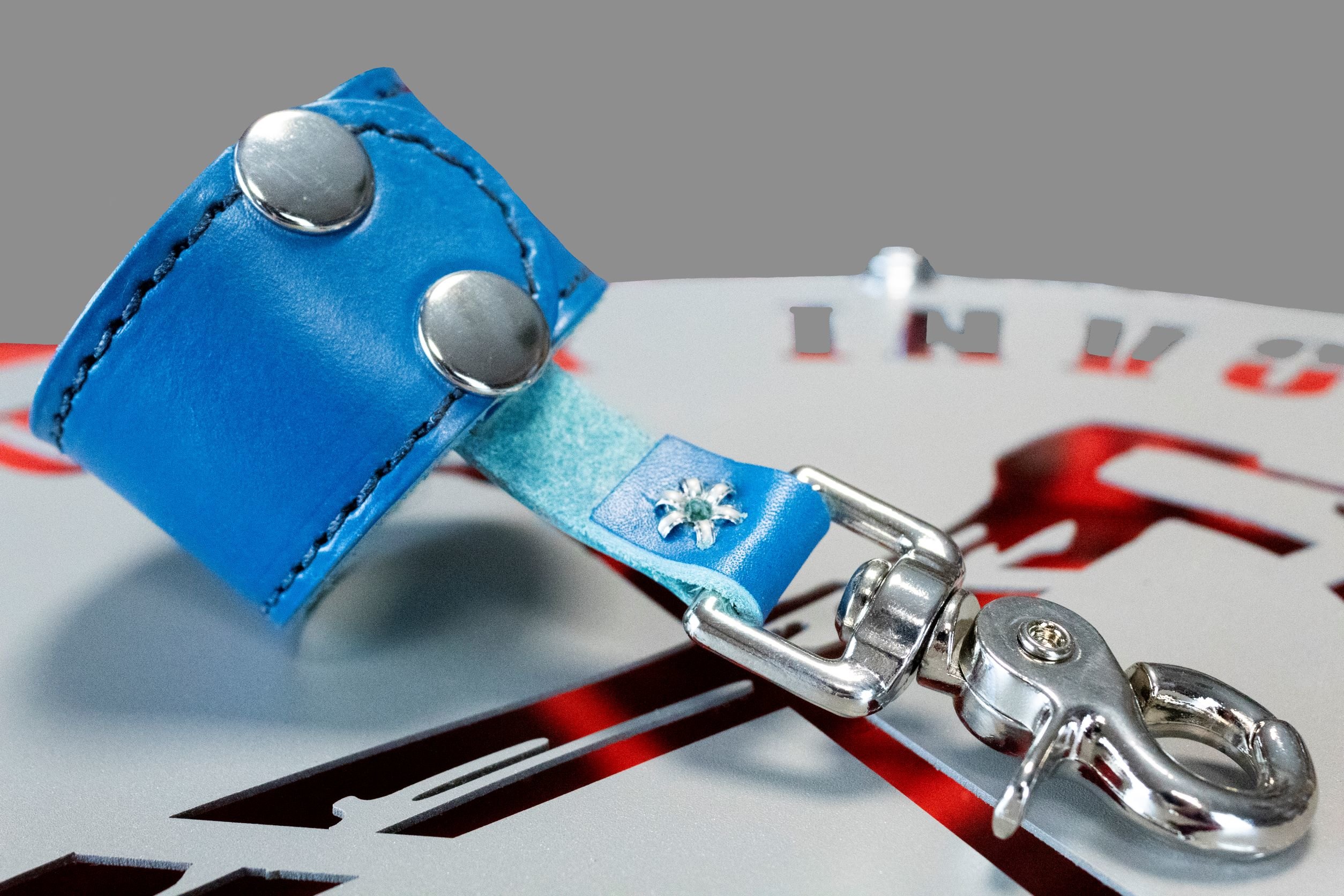 Leather Firefighter Flashlight Strap by Fully Involved Leatherworks