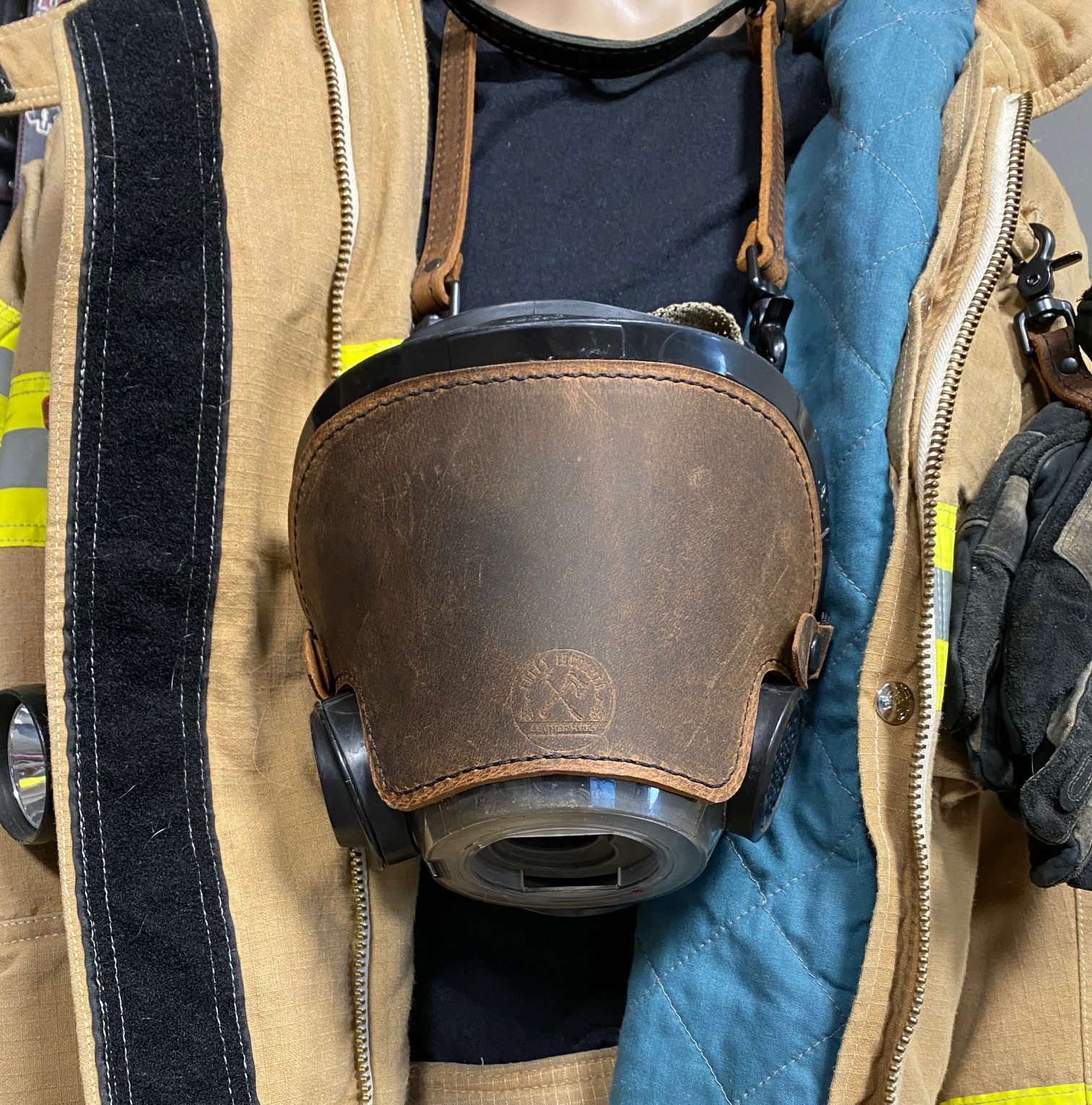 SCBA Scott Mask Shield by Fully Involved Leatherworks