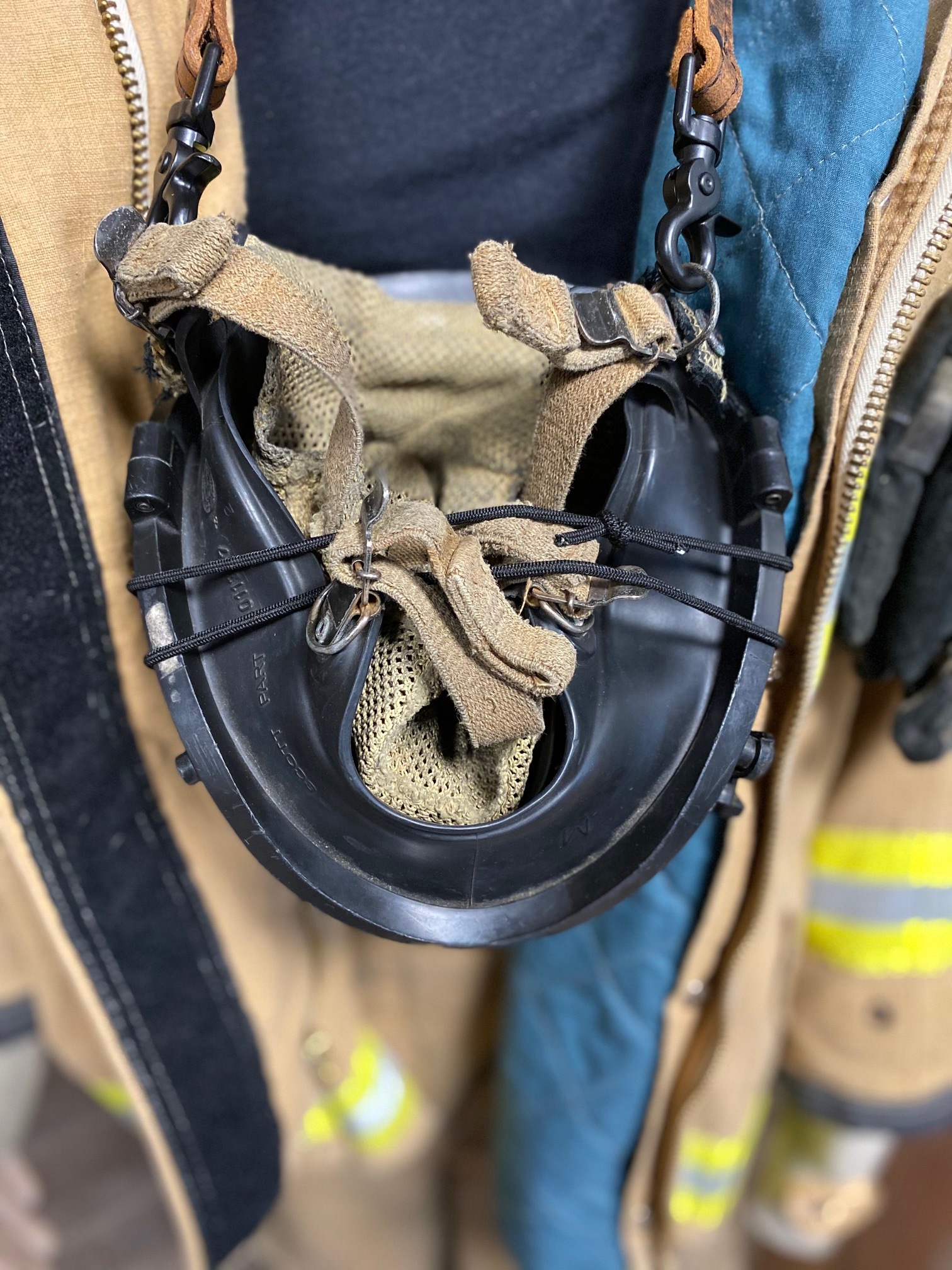 SCBA Scott Mask Shield by Fully Involved Leatherworks