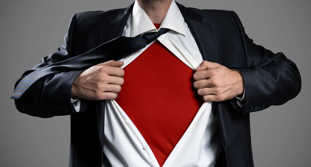 Everyday superhero entrepreneur