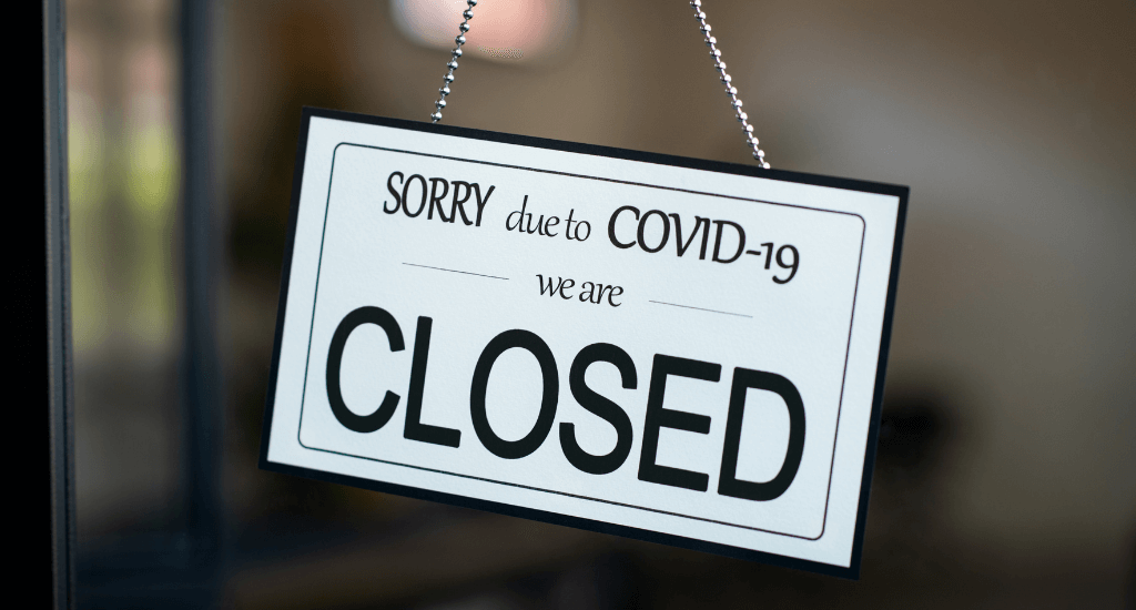 Business closed due to great resignation stemming from COVID