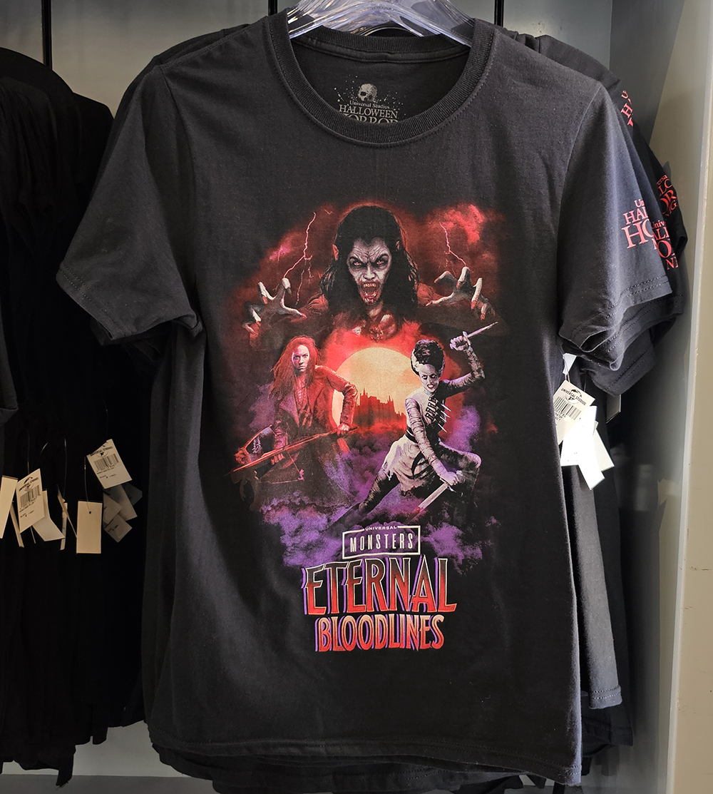 Halloween Horror Nights 2024 Universal Studios Parks Monsters Eternal Bloodlines T-Shirt