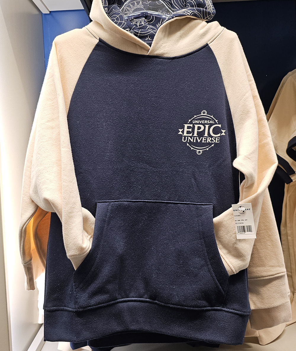 エピヌ épine emblem logo hoodie blue Universal Studios Epic Universe Logo Blue/Ivory Epic Emblem