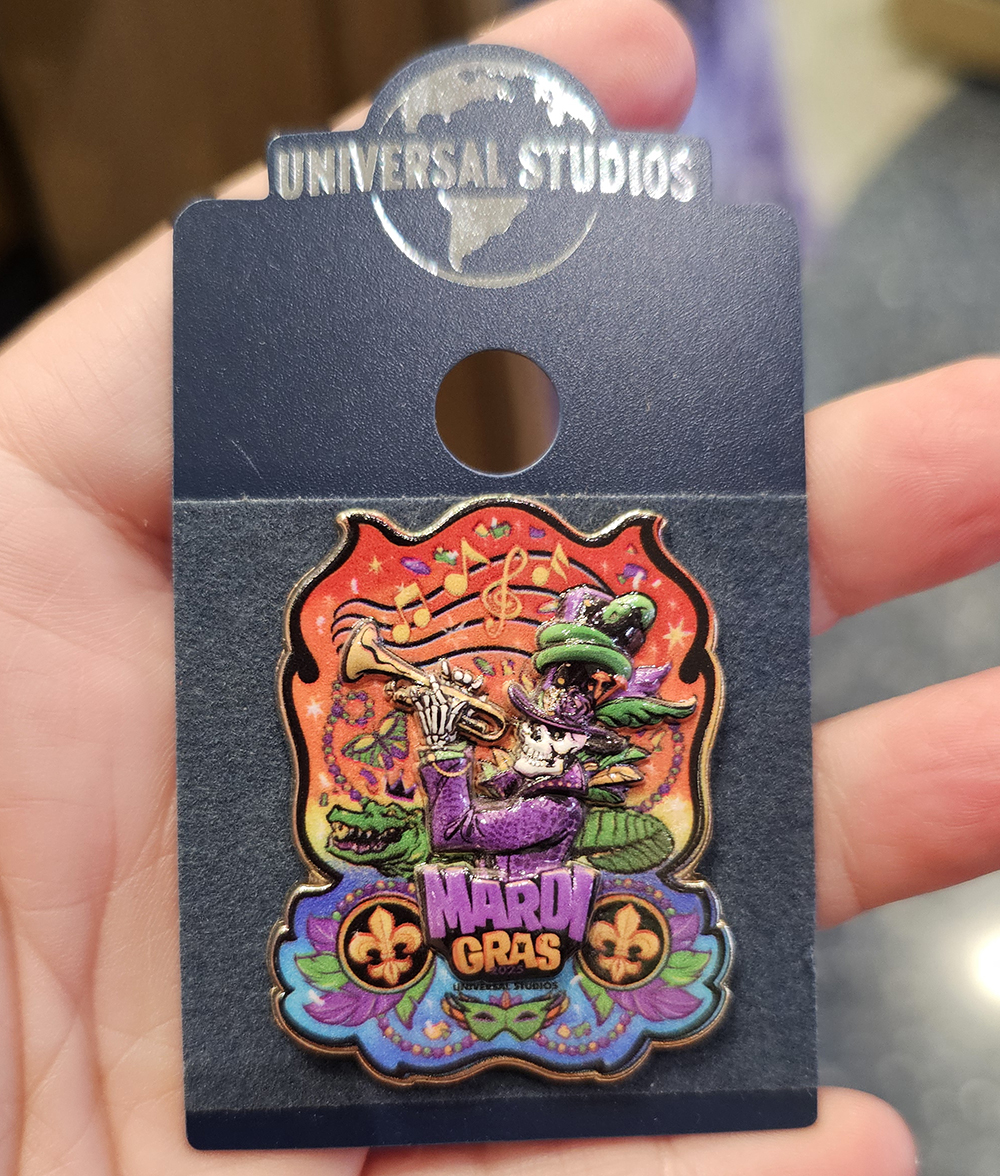 Universal Studios Orlando Mardi Gras 2025 Baron Tonton Pin